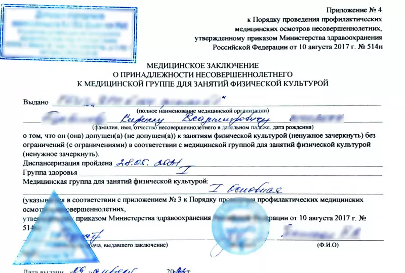 Справка 989Н для работы с гостайной